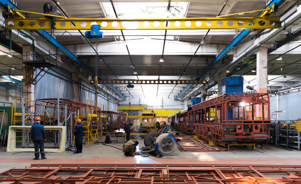 Chemical manufacturing and process industry facility